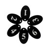 StayMax Aluminum Alloy Oval Number Tag Key Tag with Key