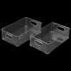 JAPCHET 3 Pack 25.5 x 15 x 7.6cm Fridge Storage