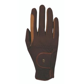 ROECKL Handschuhe MALTA Roeck grip -bicolour-, mokka/caramel, 7.5