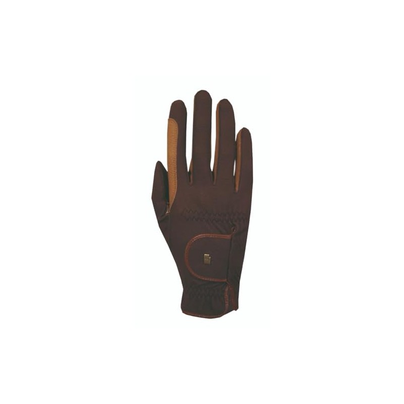 ROECKL Handschuhe MALTA Roeck grip -bicolour-, mokka/caramel, 7.5