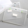 1 Piece 12mm Clear Black Letter P Touch Tape Transparent