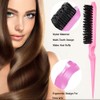 3 Pcs Hair Styling Comb Set, Teasing Hair Brush Rat
