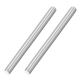 sourcing map M12x150mm Fully All Threaded Rod, 2Pcs 316 Stainless Steel Long Threaded Screw 1.75mm Thread Pitch Right Hand Threads for Furniture Mounting Assembly Fastening