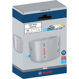 Bosch 1 x PRO Multi Material Hole Saw (for Softwood, Drywall, Diameter 83 mm, Professional Accessories Drill/Screwdriver)