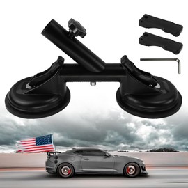 Frtcaty Suction Cup Flag Pole Holder Compatible with RV Truck Trailer SUV Universal Flag Pole Mount Camper Flag Pole RV Flag Pole Truck Flag Pole