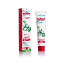 Puressentiel - Anti-Pique - Multi Soothing Cream - Insects and Plants Stings - Active Ingredient 100% Natural Origin - Fresh Effect - Soothes Itching and Irritation - 40ml