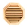 Miller Shingle Premium Octagon Clear Cedar Vent, Flush Mount -