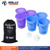 Rally and Roar Jumbo Tailgate Beer Pong Set - Includes