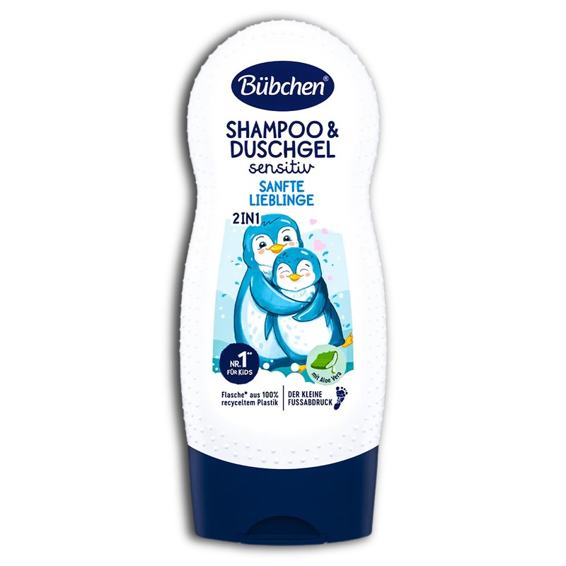 3 Pack Bübchen Children Shampoo & Shower Gel 2in1 Gentle