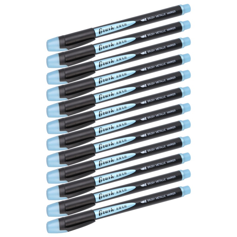 12pcs Soft Head Marker Pen DIY Dry Fast Acrylic Paint