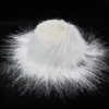 GORGECRAFT 1.5m*5cm Craft Faux Fur Fabric Pre Cut Rolls White