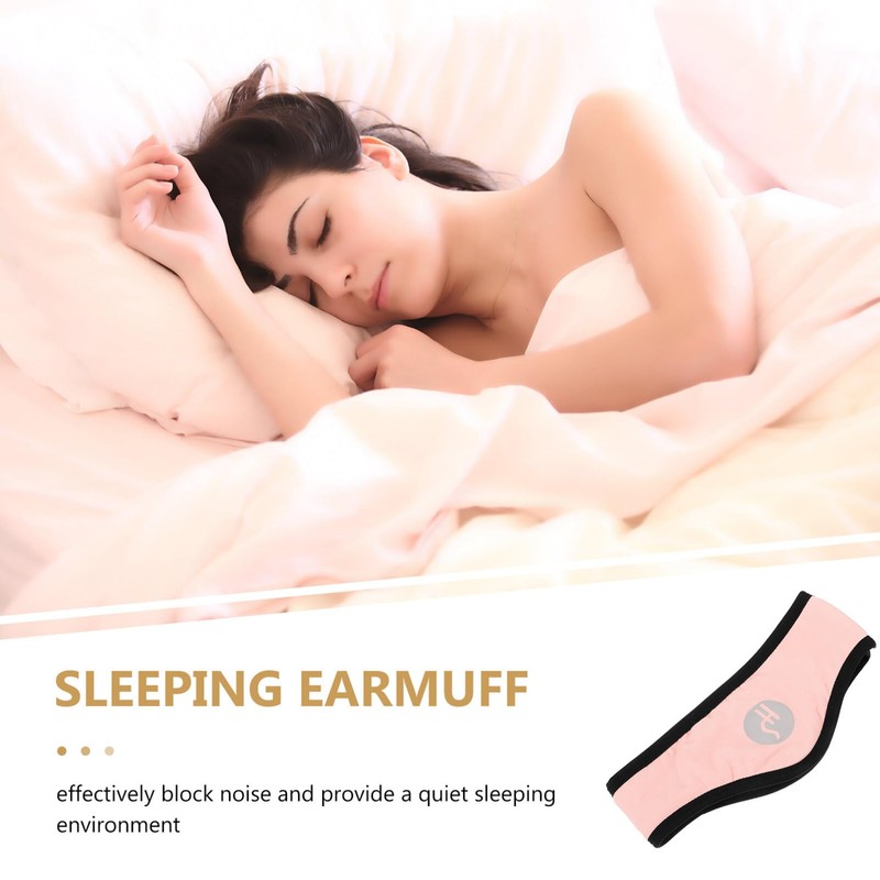 HOMSFOU Soundproof Sleep Ear Muffs, Ear Warmer Headband, Earmuffs for