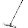 Walensee 5.4FT Bow Rake Heavy Duty Garden Rake with Stainless