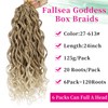 24 Inch Blonde 27/613 Short Curly Crochet Hair for Black