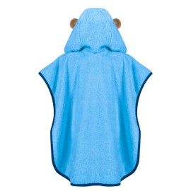 LAYNENBURG Premium Bath Poncho Children with Hood - 100% Cotton - Oeko-Tex - Baby Boys Girls Towel Poncho Terry Cloth, Pink - Giraffe