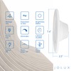 Jolux 5/6 Inch LED Spring Hook Retrofit Downlight, Recessed can