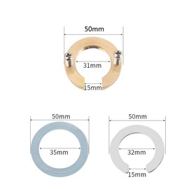 31mm Kitchen Faucet Fixing Nut Kit, Single Hole Faucet Fixing Parts, Lock Nuts for Kitchen Faucets, Anti Loosen Faucet, Suitable for Kitchen, Bathroom