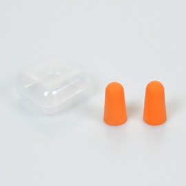 Reading room noise earplugs Earplugs for field work orange 100ea