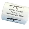 Custom Stickers, Rifle, Return Address Labels, Address Stickers, Several Designs,
