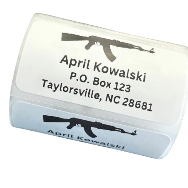 Custom Stickers, Rifle, Return Address Labels, Address Stickers, Several Designs,