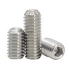 M10-1.5 x 16mm Hex Socket Set Grub Screws,Headless Cup Point,Flat
