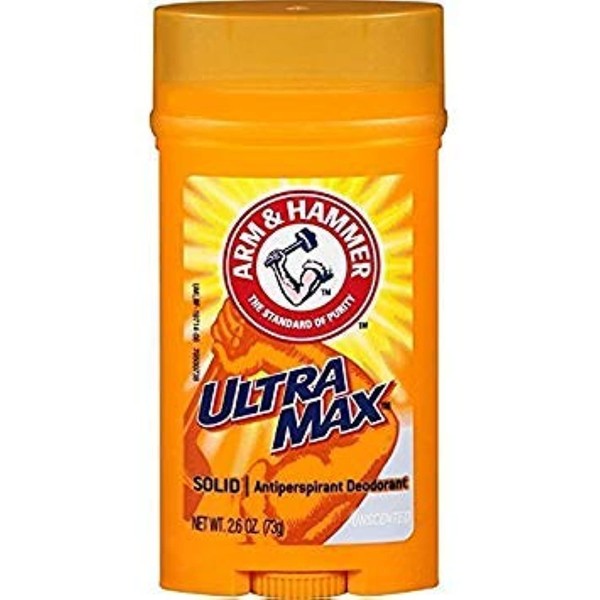 ARM & HAMMER ULTRAMAX Anti-Perspirant Deodorant Invisible Solid Unscented 2.60 oz
