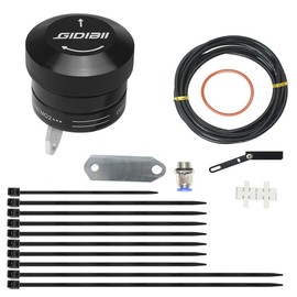 GIDIBII Universal Motorcycle Chain Oiler Lubricator Oiler Auto Hand Control Motorbike Oil Cup Part (Black)