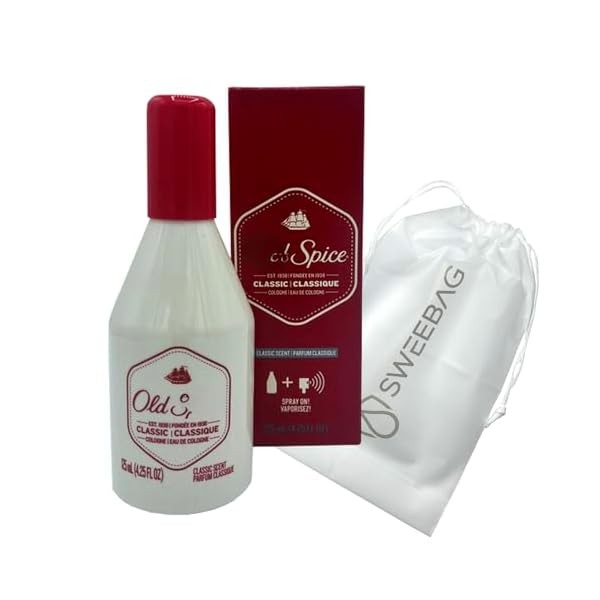 Sweebag Bag strong and waterproof with OldSSpice Cologne Classic 4.25