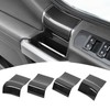 PDKLIN for F150 Inner Door Handle Panel Trim Cover Carbon