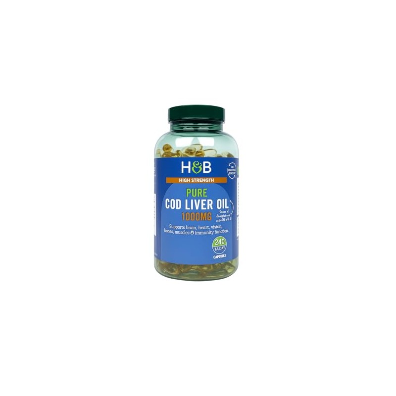 Bestori Holland & Barrett Pure Cod Liver Oil 1000mg 240
