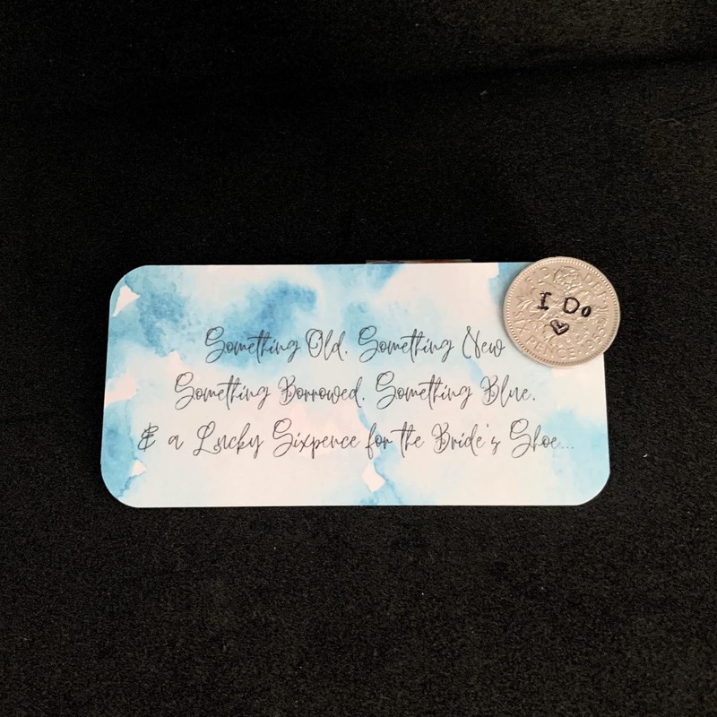 I Do Wedding Sixpence | Wedding Day Keepsake for Bride