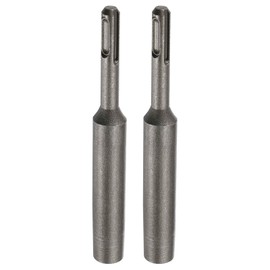 HARFINGTON 2pcs Plus SDS Ground Rod Driver 23/64" for 15/32" Ground Rods Driver Adapter Bits for Rotary Hammer Drill Tool 5.7" Long