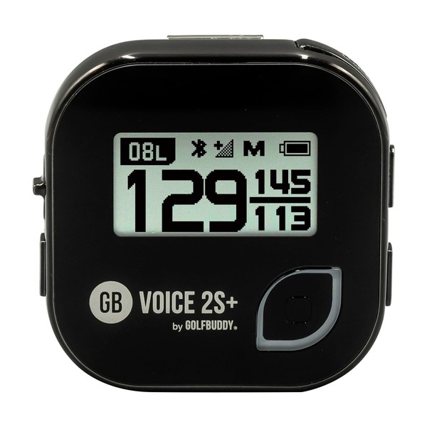 GOLFBUDDY Voice 2S+ Talking GPS Rangefinder, Clip on Hat Golf