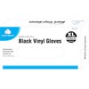 Dream World Extra Large Vinyl Gloves Black 50 Pcs Box
