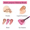 Lizzy 10pc 3D Diamond Makeup Brushes | Lovely Gradual Cosmetic