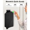 Gun Safe, Mounted Biometric Pistol Safe Drop Down Gun Lock