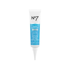 No7 HydraLuminous+ Cooling Under Eye Gel - Hydrating Eye Gel to Smooth Dry, Fine Lines with Hyaluronic Acid & Vitamin B3 Niacinamide - Reveals Visibly Healthier-Looking Skin (0.5 Fl Oz)