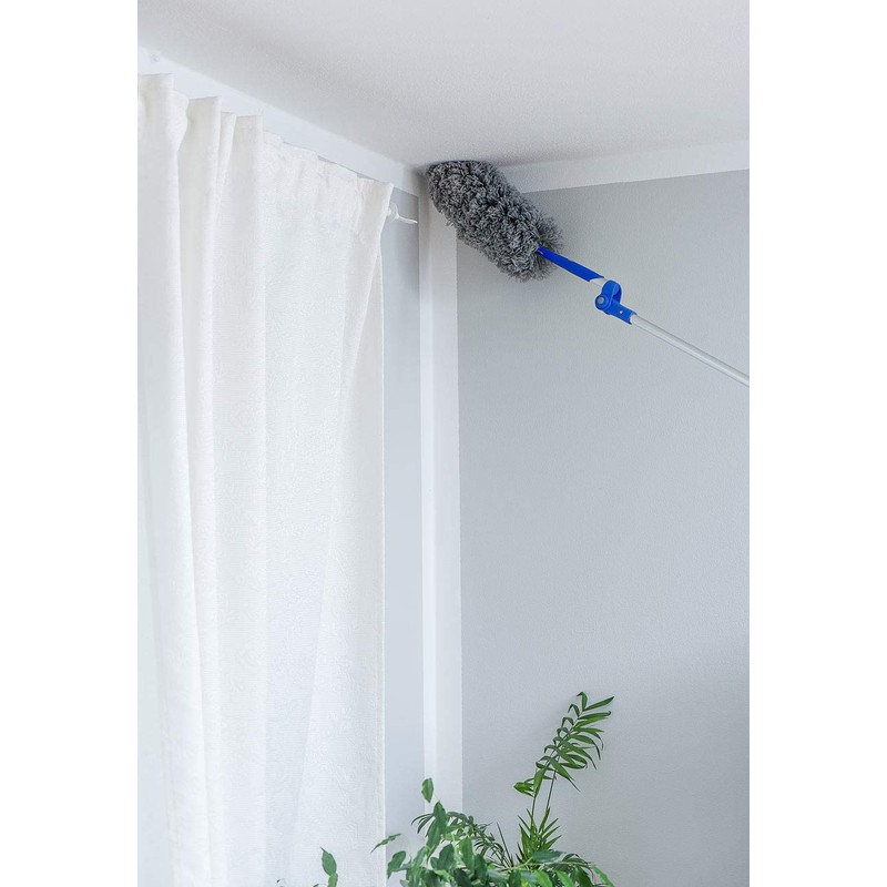 Sichler Haushaltsgeräte Duster: Telescopic Microfibre Duster, Bendable, Lockable Handle Joint