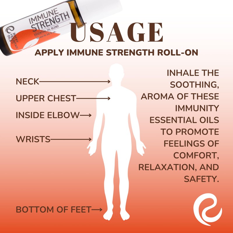 Rocky Mountain Oils Immune Strength Essential Oil Blend Roll On