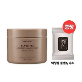 Black Tea Intense Deep Cleansing Cream (Cleansing Tissue) All-in-one Cleansing / 블랙티 인텐스 딥 클렌징 크림 (클렌징티슈 ) 올인원클렌징