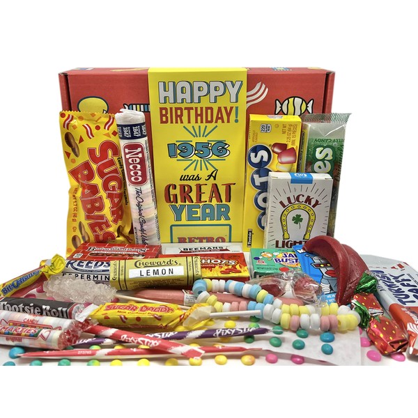 RETRO CANDY YUM ~ 1956 69th Birthday Gift Box Nostalgic