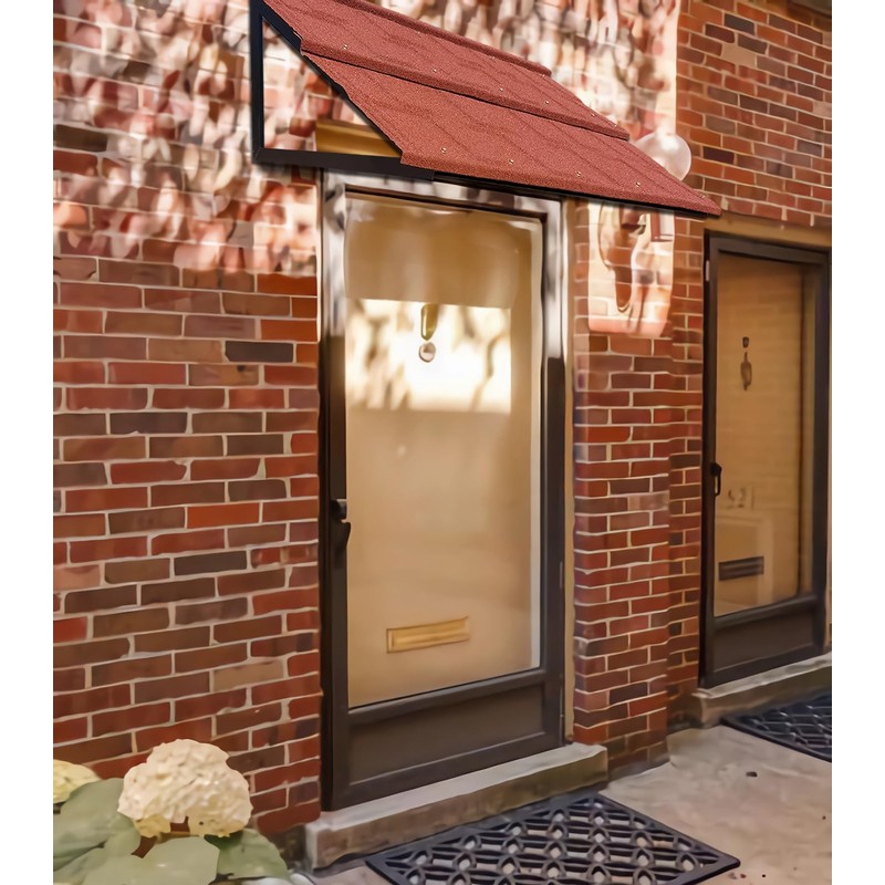 Fixed Metal Awnings 52 in W x 31 in H,