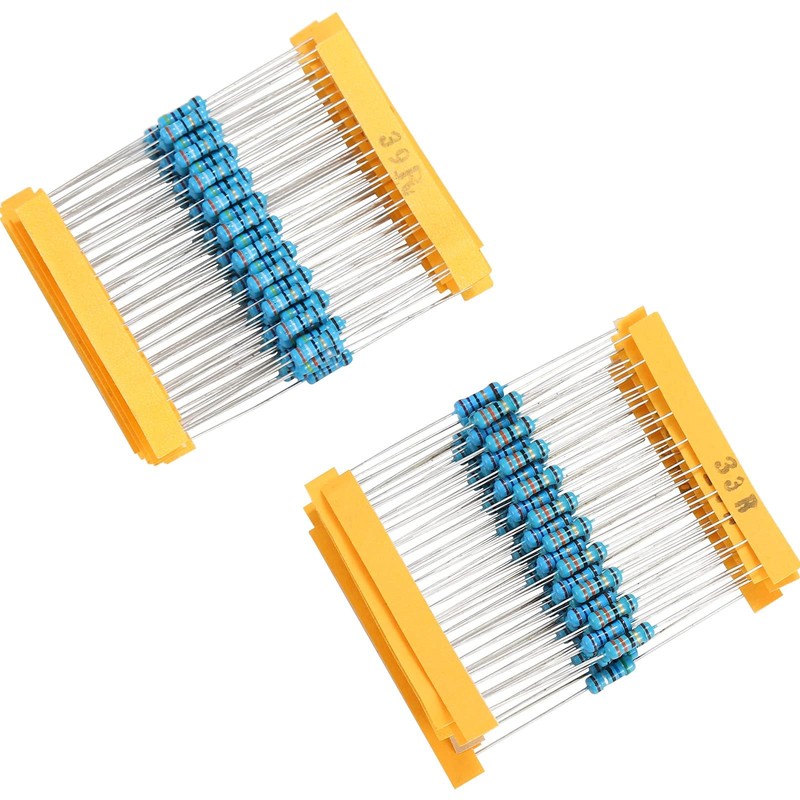 PENGLIN Metal Film Resistor Set, 1,300 Pieces, 1/2 W, Tolerance