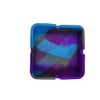 Eclipse Silicone Sqaure Multi-Color AshTray, 3pcs (Purple, Grey, Blue)
