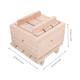 Zerodeko Tofu Maker Wooden Pressing Mold Household DIY Tofu Mould for Curd Preparation for Cooking Enthusiasts Capacity Enhances Tofu Making Experience
