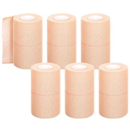 Molain Elastic Bandage Wrap - 6 Rolls Self Adhesive Bandage Tape, Sports Tape for Ankle, Knee, Wrist Sprains, Flexible Ankle Tape