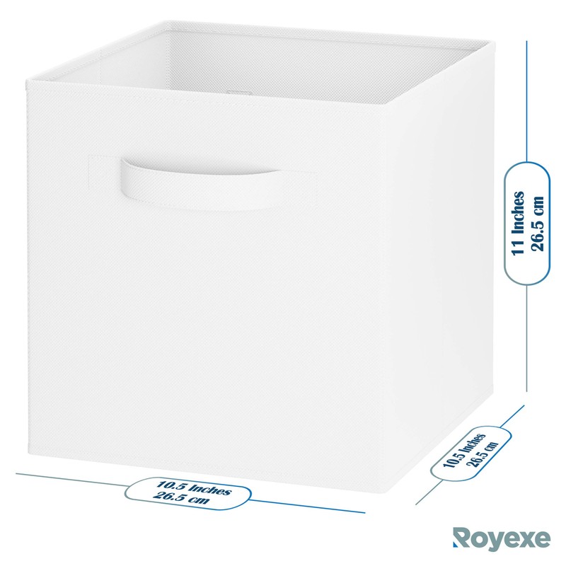 Storage Cubes - 11 Inch Cube Storage Bins (Set of