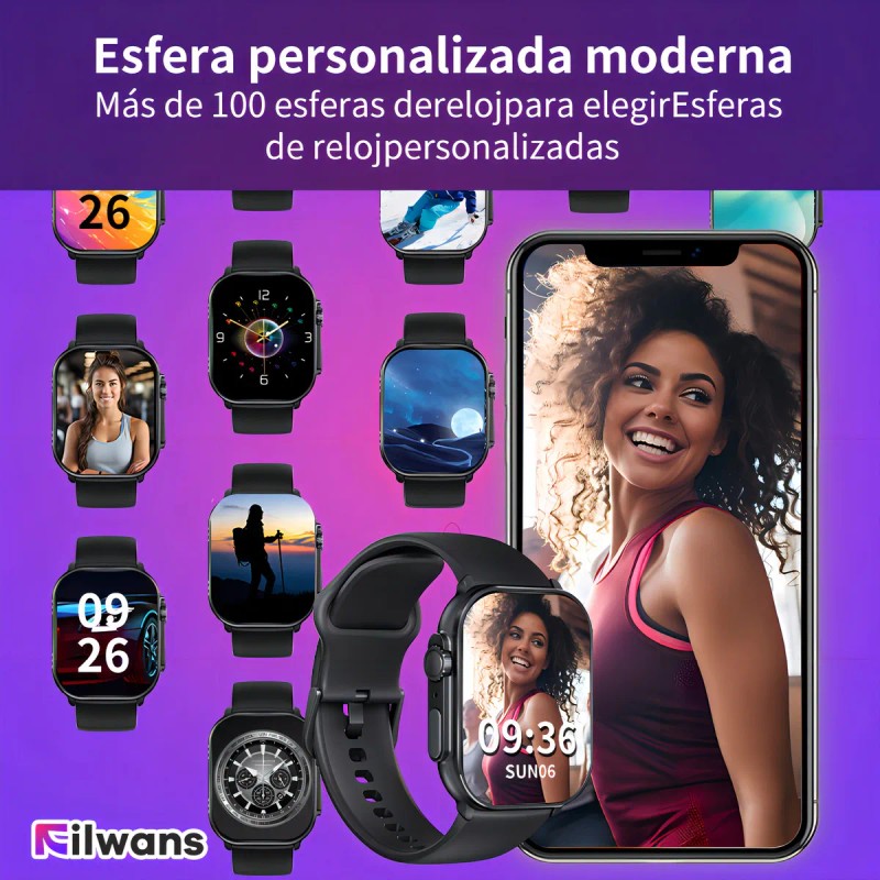 Smartwatch Reloj Inteligente Bluetooth Llamada Filwans Gts 2.01 Amoled Pantalla