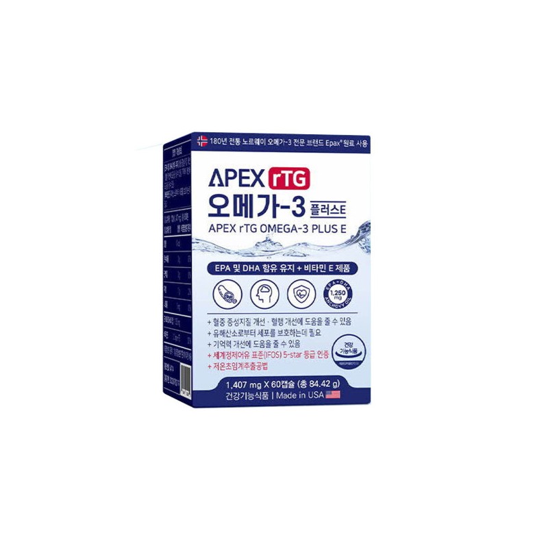 Apex Altige Omega3 Plus E 1407mg / 에이펙스 알티지 오메가3