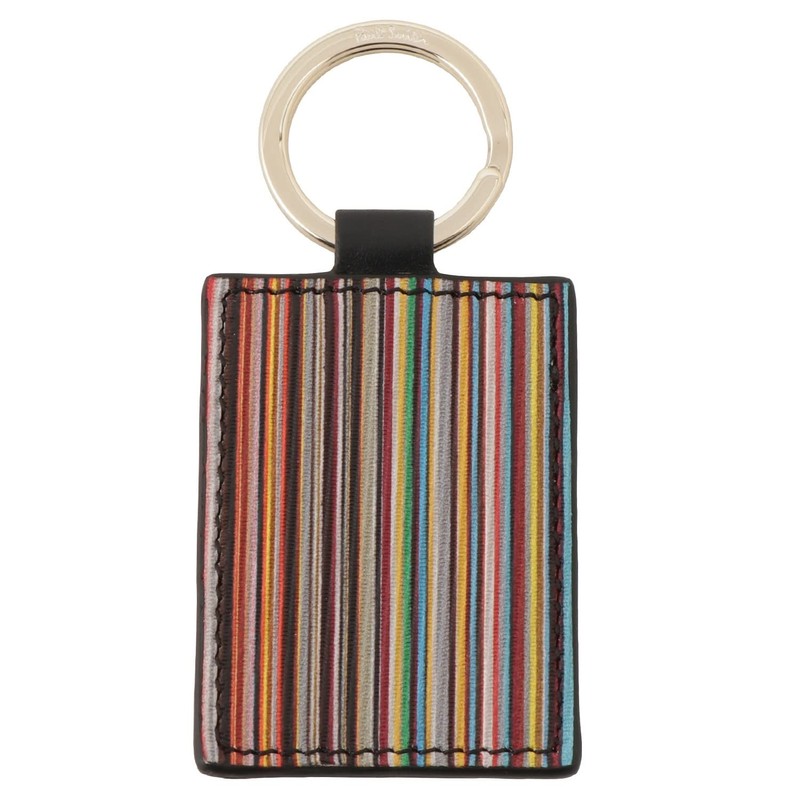 Paul Smith 4780 BMULTI 79 Key Ring, Multi-Stripe
